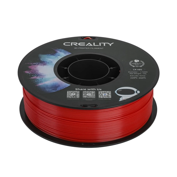 Filament Creality ABS, 1kg, 1.75mm, czerwony (3301020032) cena - zdjęcie 3