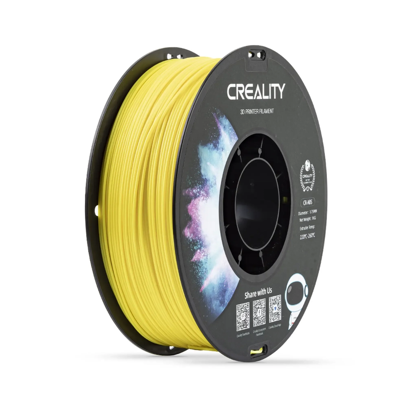 Filament Creality ABS, 1kg, 1.75mm, żółty (3301020033) cena - zdjęcie 0