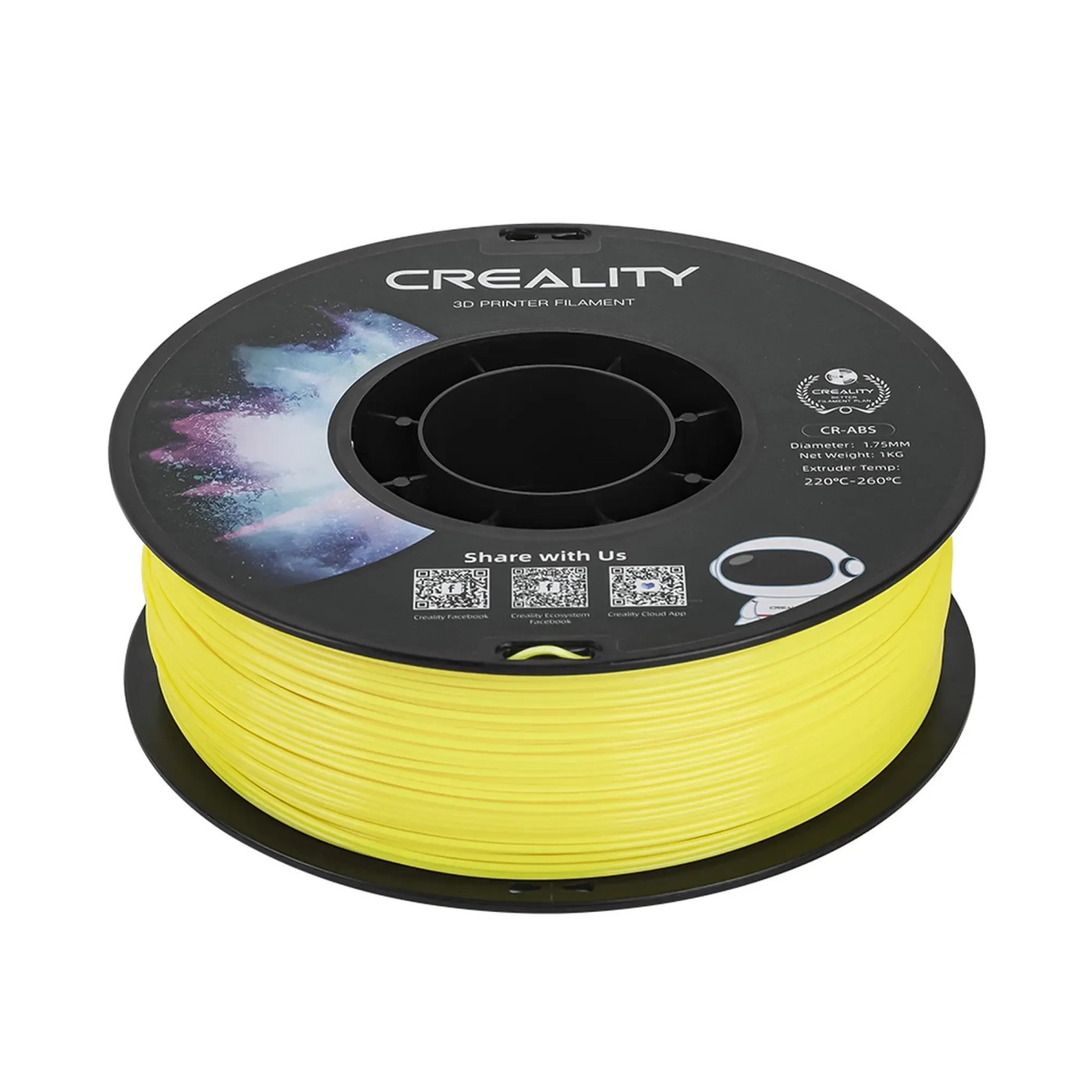 Filament Creality ABS, 1kg, 1.75mm, żółty (3301020033) cena - zdjęcie 2