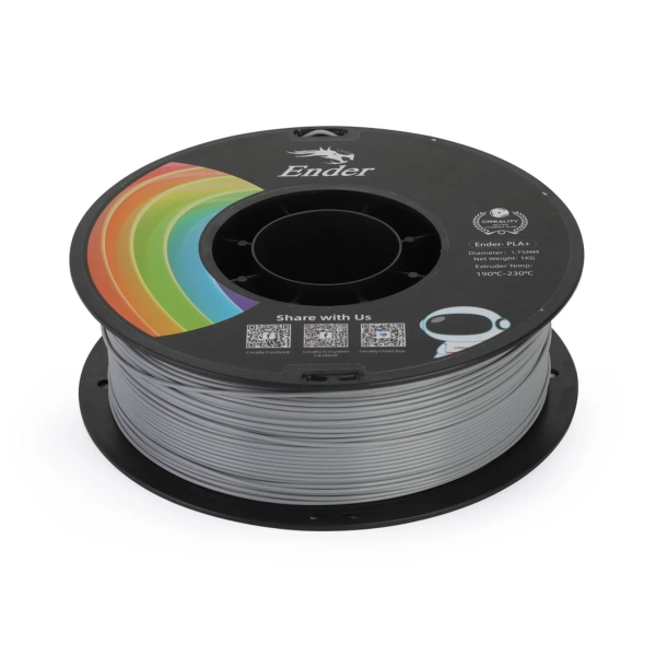 Filament Creality Ender-PLA Plus, 1kg, 1.75mm, szary (3301010308) cena - zdjęcie 4