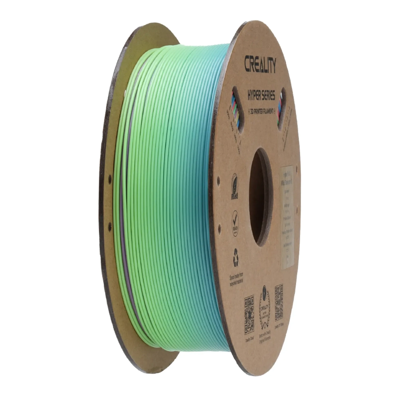 Filament Creality Hyper Rainbow PLA, 1kg, 1.75mm, Dzikie Kwiaty - Krótkie (3301010425) cena - zdjęcie 1