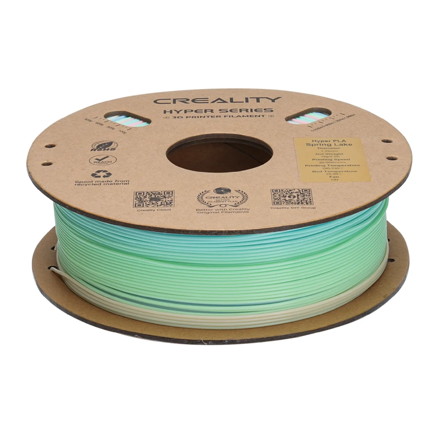 Filament Creality Hyper Rainbow PLA, 1kg, 1.75mm, Dzikie Kwiaty - Krótkie (3301010425) cena - zdjęcie 3