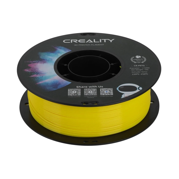 Filament Creality PETG, 1kg, 1.75mm, żółty (3301030033) cena - zdjęcie 3