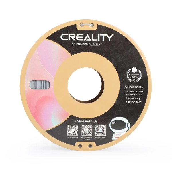 Filament Creality PLA Matted, 1kg, 1.75mm, szary (3301010299) cena - zdjęcie 2