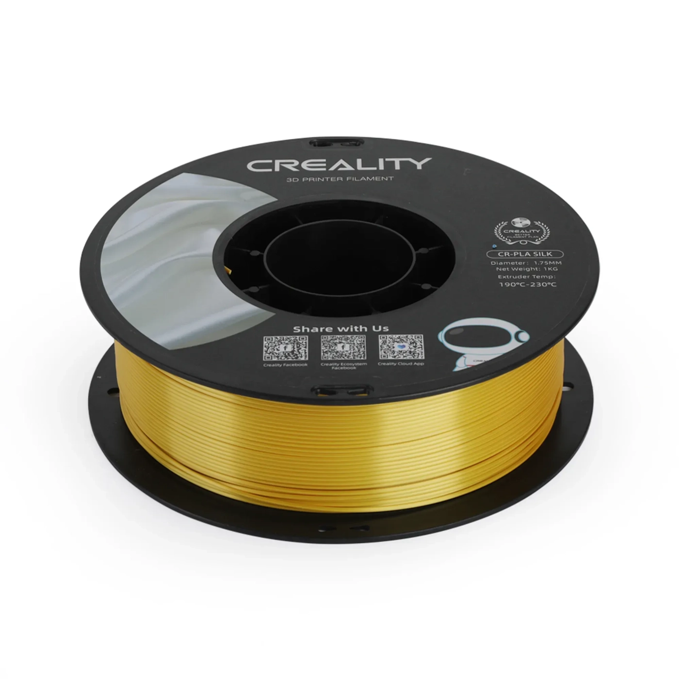 Filament Creality PLA Silky Shine, 1kg, 1.75mm, złoty (3301120001) cena - zdjęcie 4