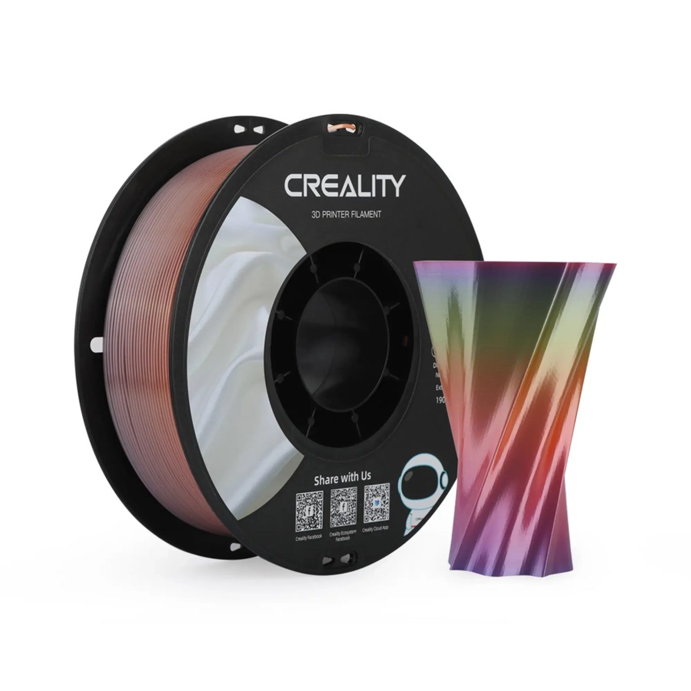 Filament Creality PLA Silky Shine, 1kg, 1.75mm, tęczowy (3301120003) cena - zdjęcie 1