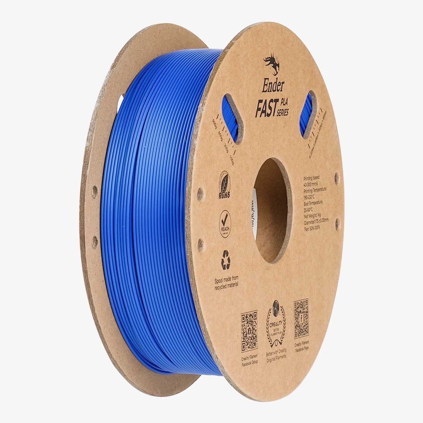 Filament Ender Fast PLA 1kg Niebieski (3301010433) cena - zdjęcie 0