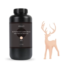 Żywica fotopolimerowa Resin Creality Zmywalna wodą Plus 1kg Cielista (3302010042) cena - zdjęcie 0