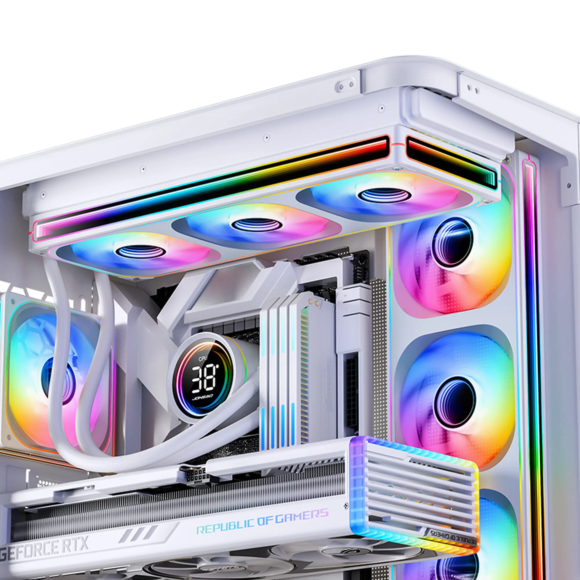 Wentylator Jonsbo ZB-360W (3in1) White cena - zdjęcie 10