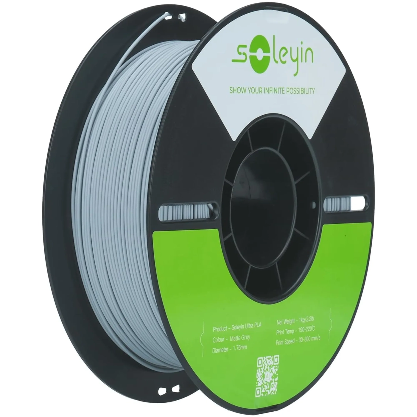 Filament Soleyin PLA Matte 1kg szary (3301010517) cena - zdjęcie 0
