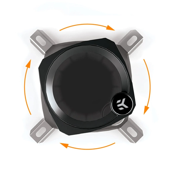 System chłodzenia cieczą EK-Nucleus AIO CR360 Lux D-RGB czarne (3831109851685) cena - zdjęcie 3