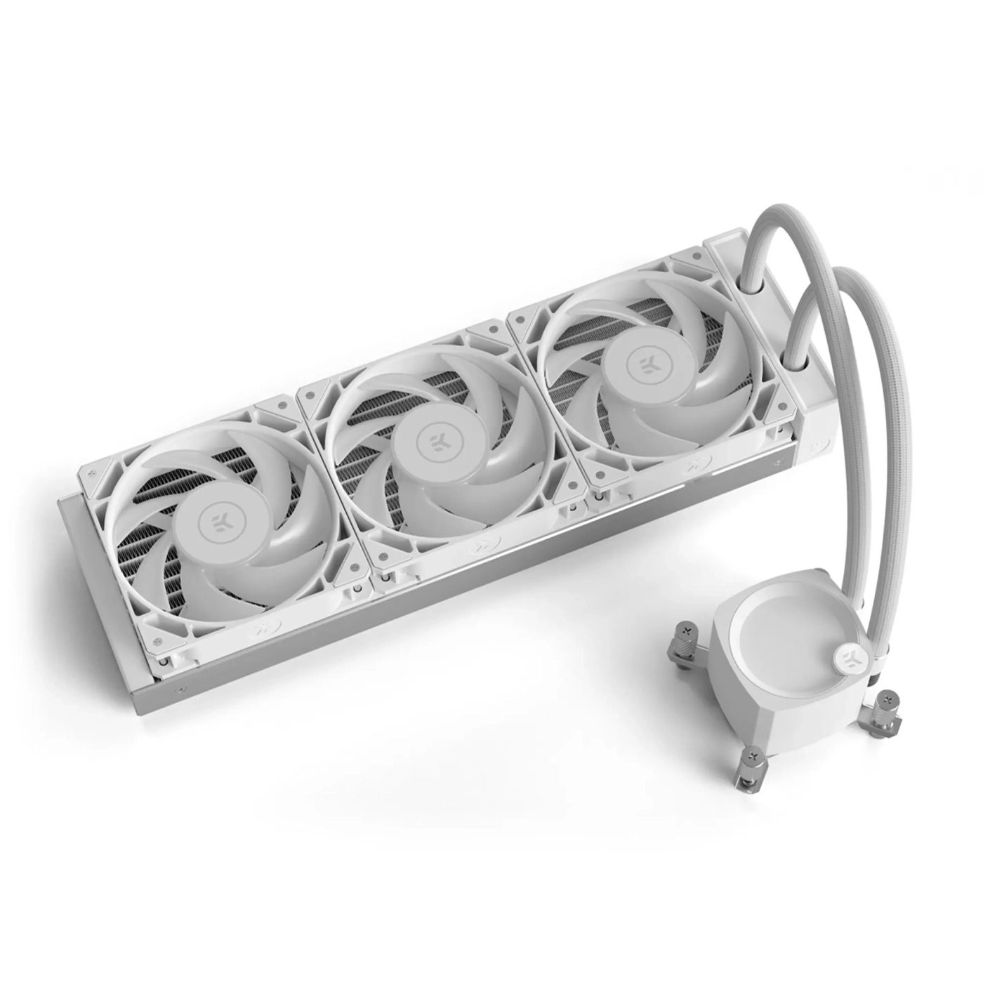 System chłodzenia cieczą EK-Nucleus AIO CR360 Lux D-RGB białe (3831109897850) cena - zdjęcie 1