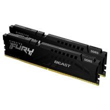 Pamięć RAM Kingston Fury Beast Black DDR5 6400 32GB (2x16GB) (KF564C32BBEK2-32) cena - zdjęcie 1