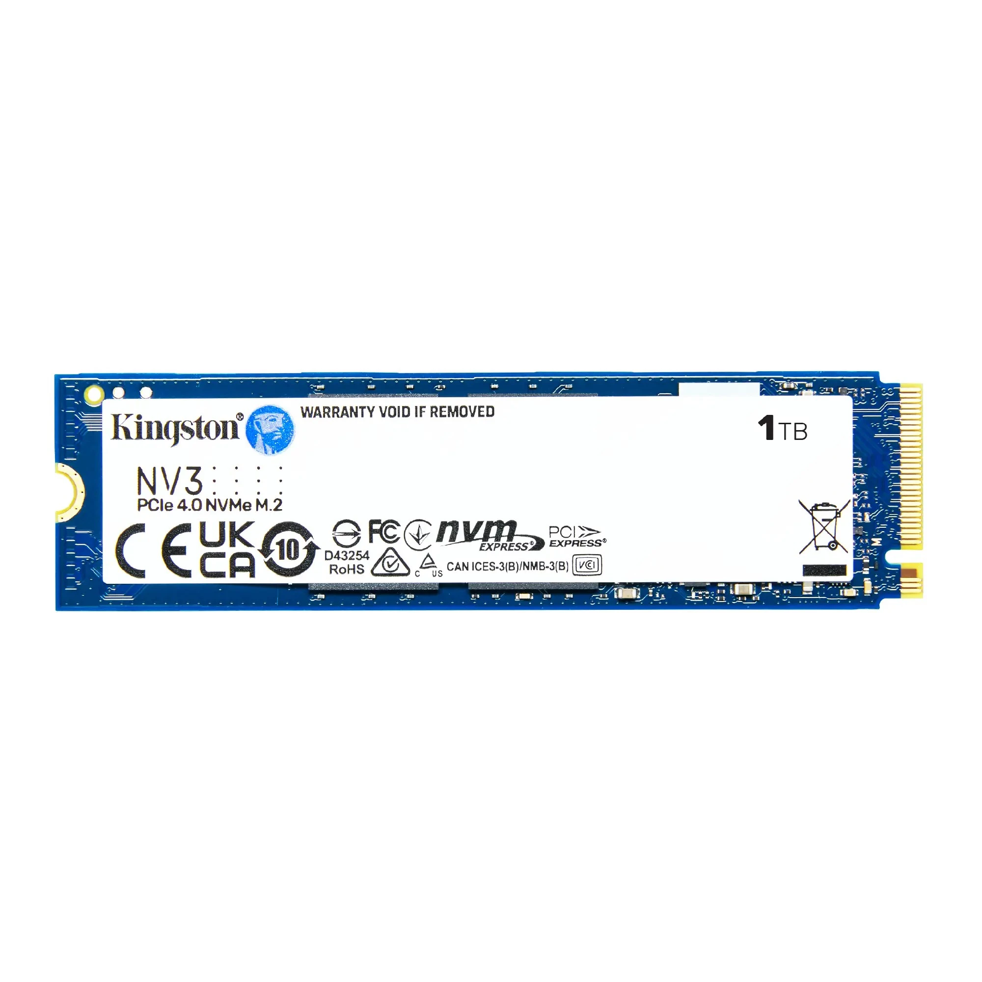 Dysk SSD Kingston NV3 1TB M.2 PCIe Gen 4x4 NVMe (SNV3S/1000G) cena - zdjęcie 0