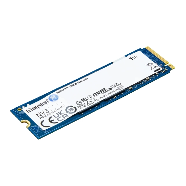 Dysk SSD Kingston NV3 1TB M.2 PCIe Gen 4x4 NVMe (SNV3S/1000G) cena - zdjęcie 1
