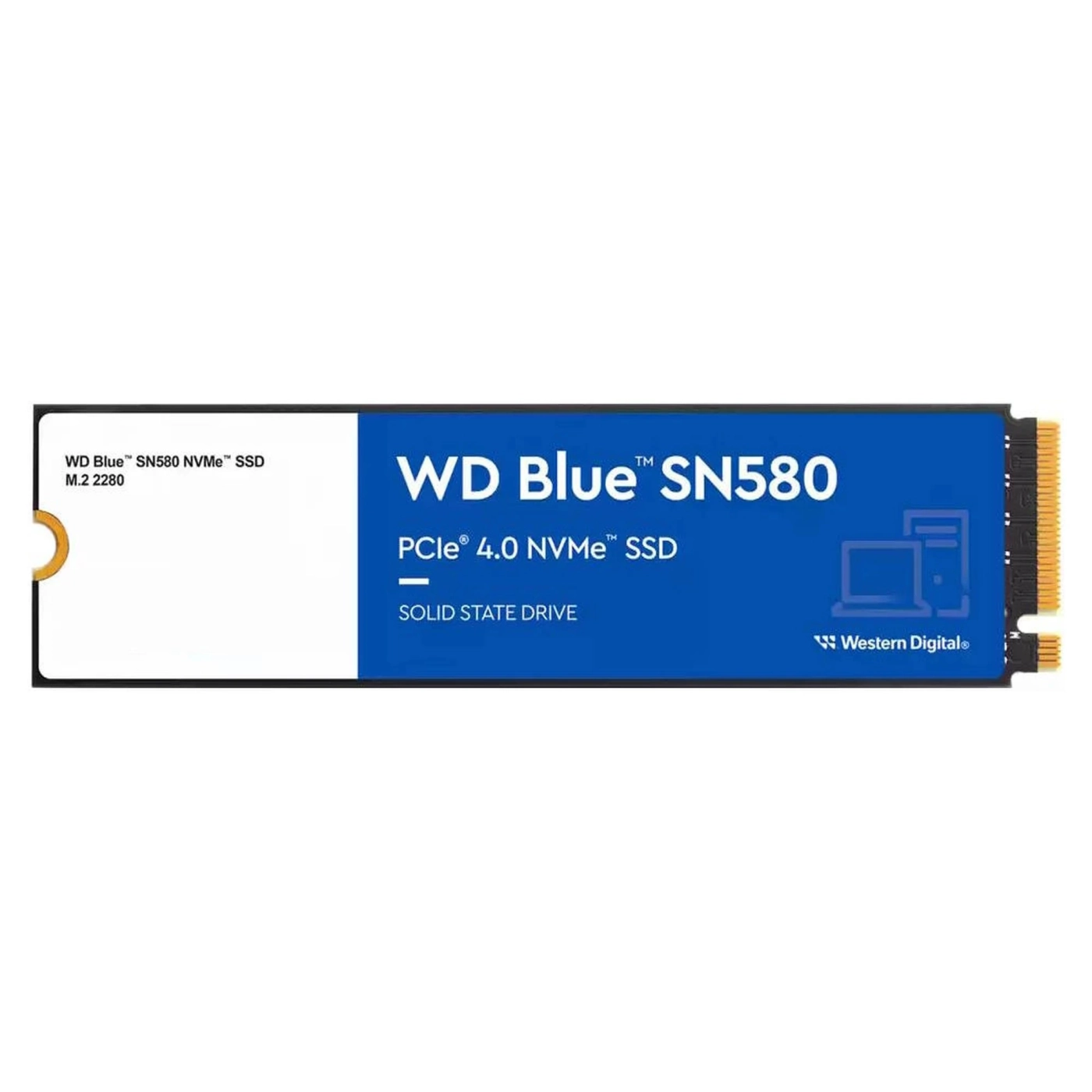 Dysk SSD WD Blue SN580 1TB M.2 NVME PCIe 4.0 x4(WDS100T3B0E) cena - zdjęcie 0