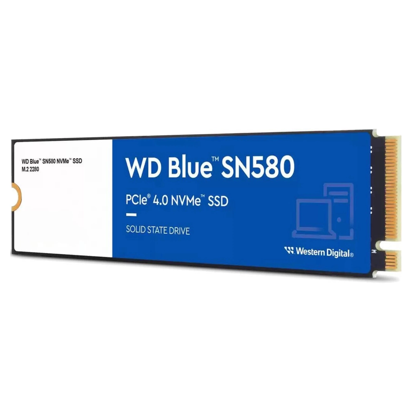 Dysk SSD WD Blue SN580 1TB M.2 NVME PCIe 4.0 x4(WDS100T3B0E) cena - zdjęcie 1