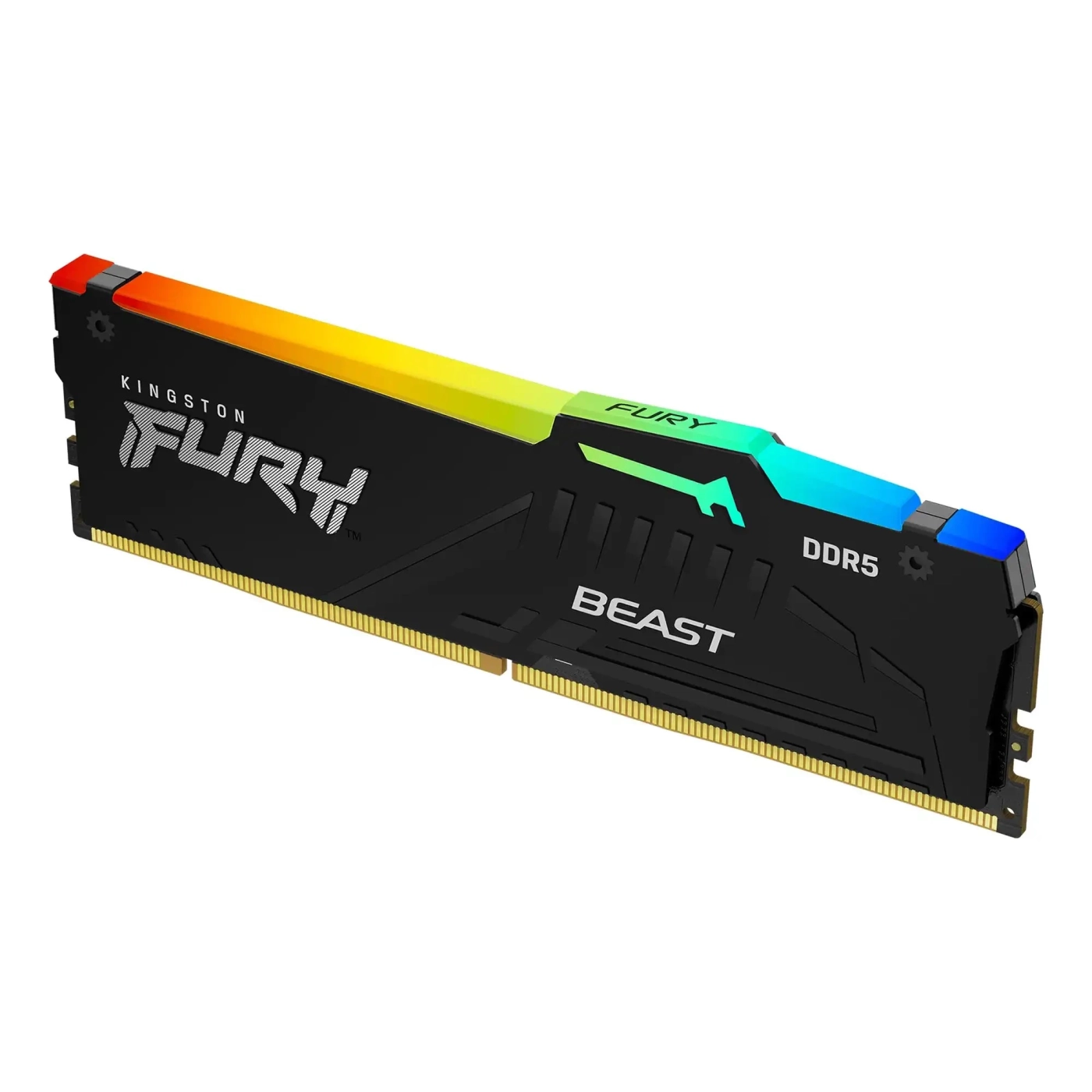 Moduł pamięci Kingston Fury Beast Black RGB DDR5-6000 32GB (2x16GB) (KF560C30BBAK2-32) cena - zdjęcie 1
