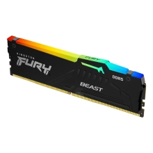Moduł pamięci Kingston Fury Beast Black RGB DDR5-6000 32GB (2x16GB) (KF560C30BBAK2-32) cena - zdjęcie 1