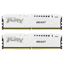 Moduł pamięci Kingston FURY Beast White DDR5-6000 64GB (2x32GB) (KF560C30BWK2-64) cena - zdjęcie 1