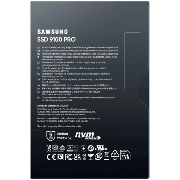 Dysk SSD Samsung 9100 Pro 1TB M.2 (MZ-VAP1T0BW) cena - zdjęcie 6