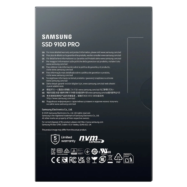 Dysk SSD Samsung 9100 PRO 2TB M.2 (MZ-VAP2T0BW) cena - zdjęcie 5