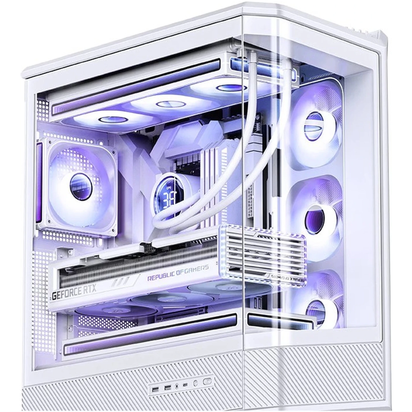 Obudowa Jonsbo D400 Biała cena - zdjęcie 3