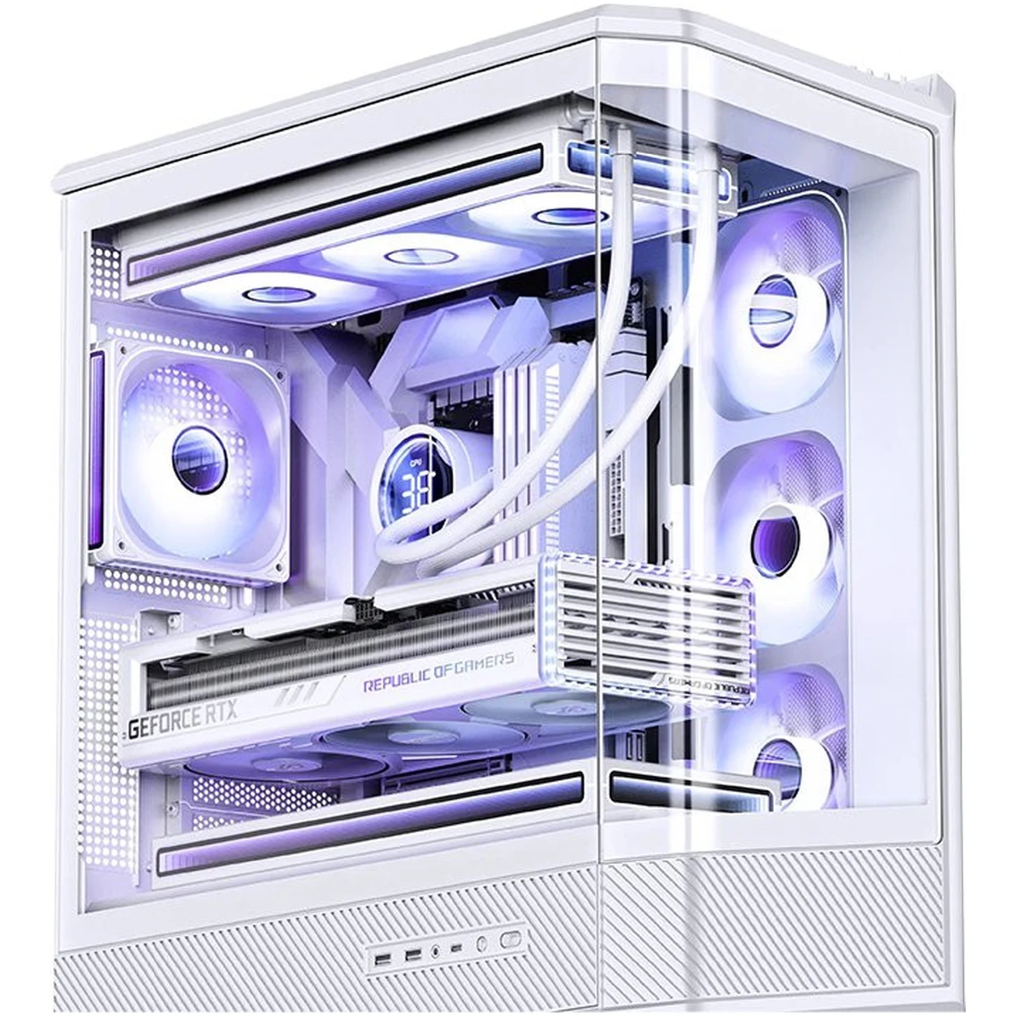 Obudowa Jonsbo D400 Biała cena - zdjęcie 3