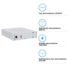 Akumulator (magazyn energii) DEYE BOS-A LiFePO4 HV 38,4 V 200 Ah 7,68 kWh bez modułu BMS (BOS-A) cena - zdjęcie 1
