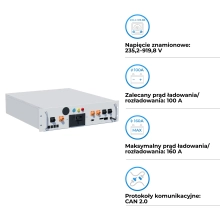 System zarządzania baterią (BMS) do baterii DEYE BOS-A 1000 V 160 A (BOS-A-PDU-2 1000 V/160 A) cena - zdjęcie 1