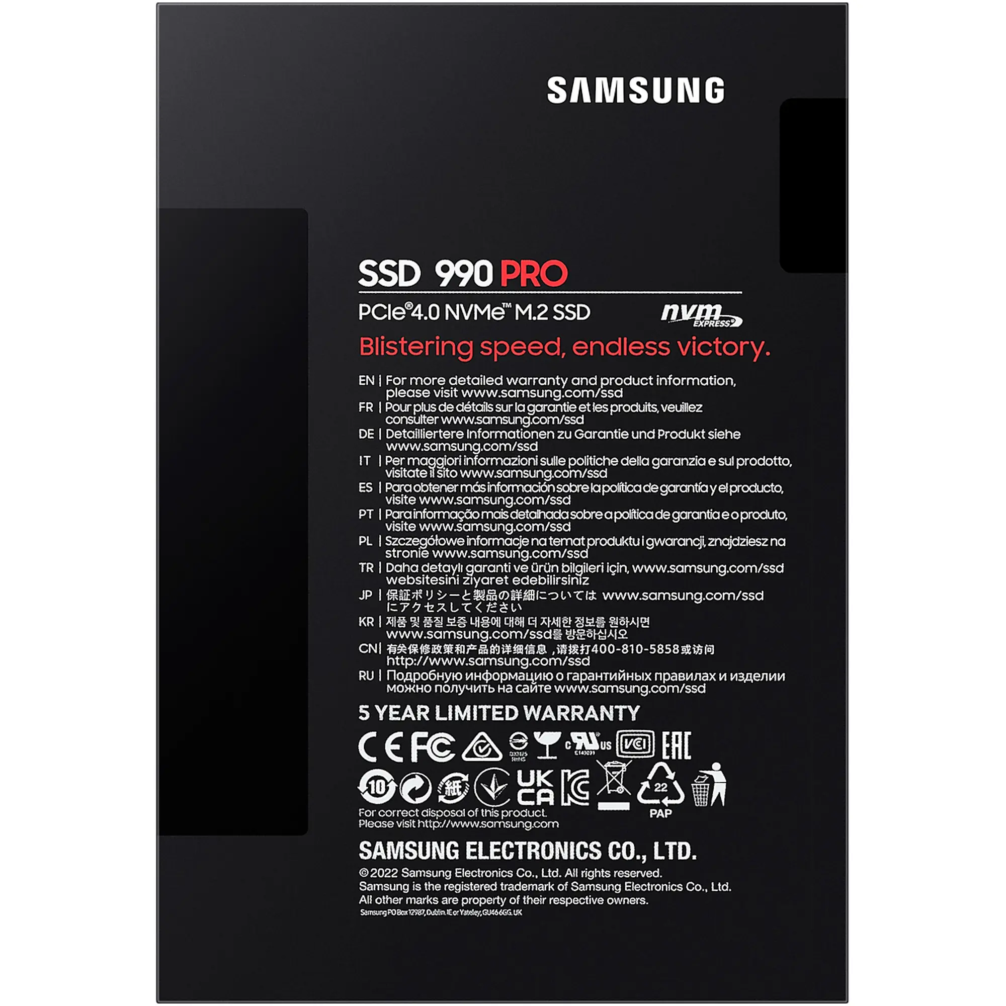 Dysk SSD Samsung 990 PRO MZ-V9P4T0BW 4 TB cena - zdjęcie 5