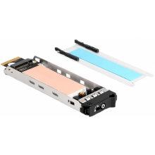 Kieszeń Delock 47028 PCIe na dysk M.2 NVMe z blokadą cena - zdjęcie 0