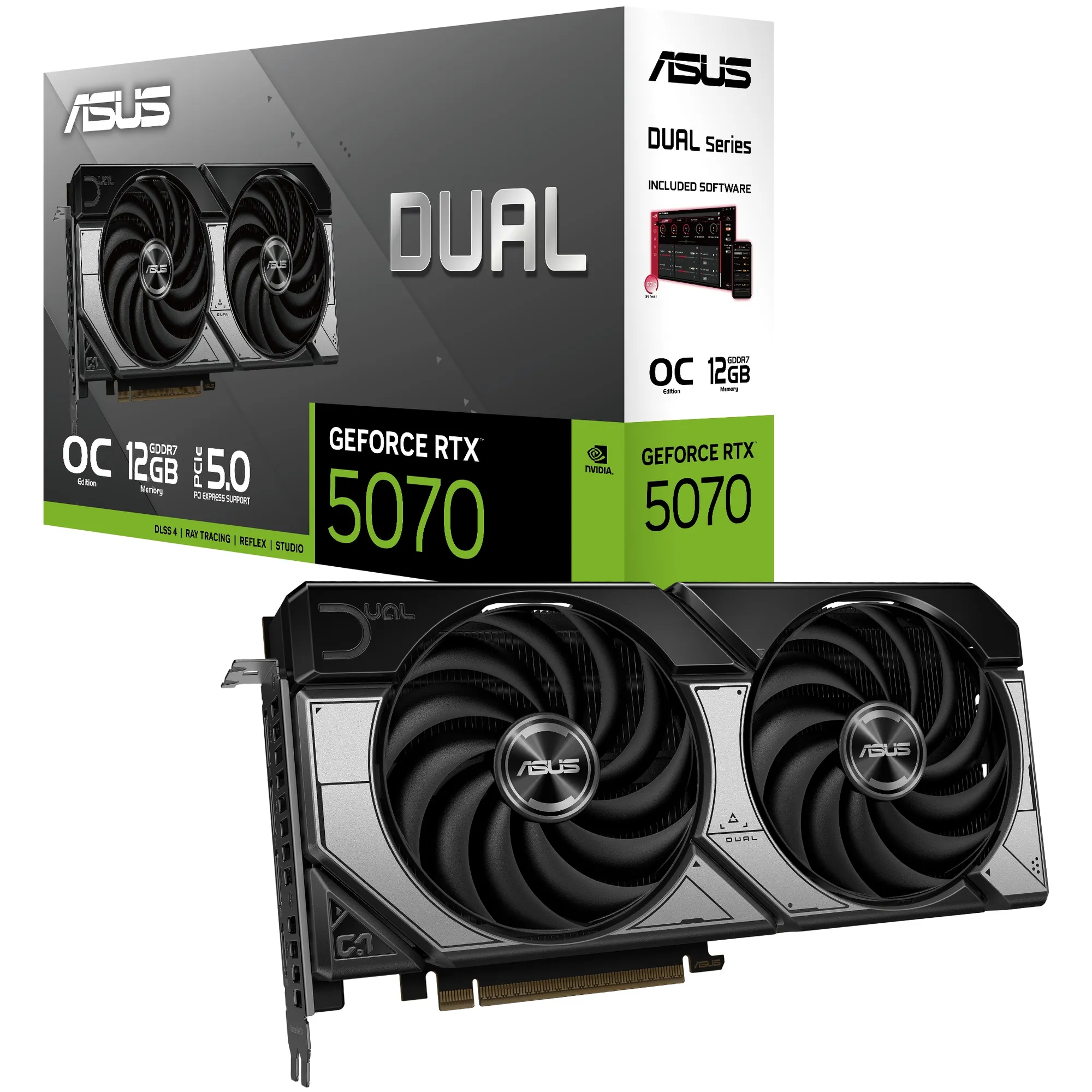 Karta graficzna ASUS Dual GeForce RTX 5070 12GB OC (DUAL-RTX5070-O12G) cena - zdjęcie 6