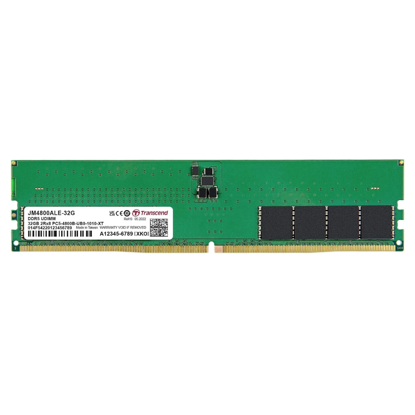 Moduł pamięci Transcend JetRAM DDR5 4800 32GB CL40 (JM4800ALE-32G) cena - zdjęcie 0