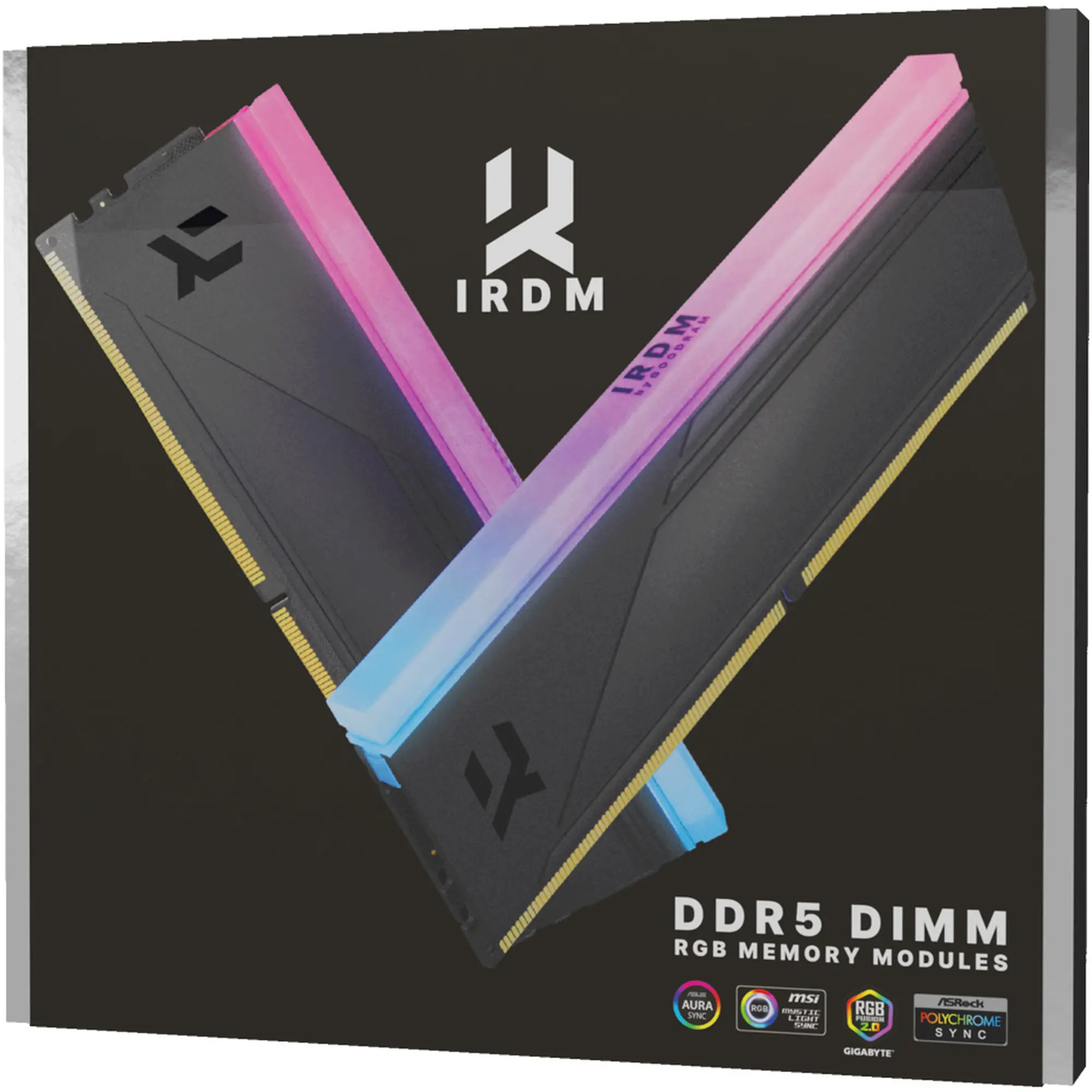 Moduł pamięci Goodram IRDM RGB Black DDR5 6000 32GB (2x16GB) CL30 (IRG-60D5L30S/32GDC) cena - zdjęcie 4