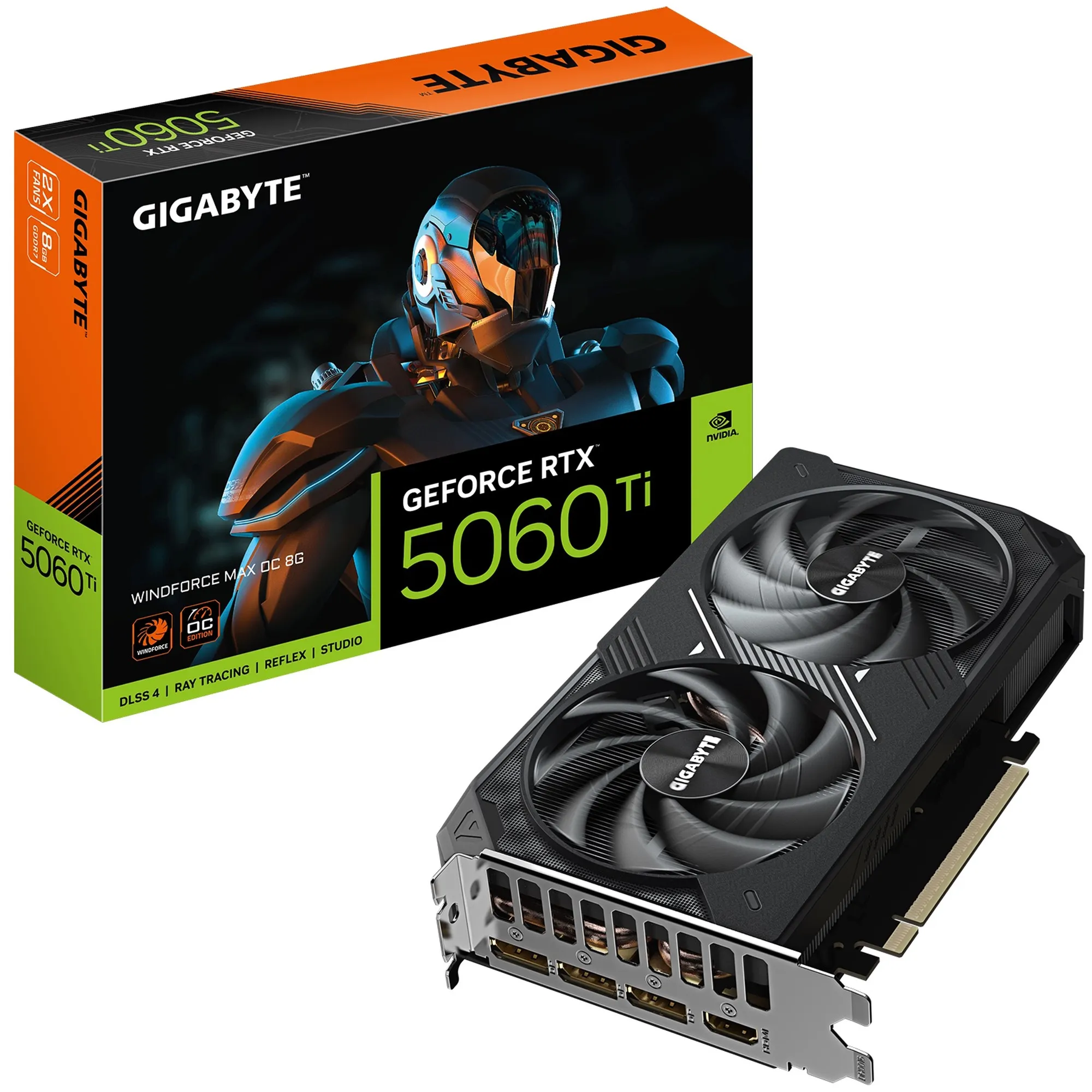 Karta graficzna GIGABYTE Nvidia GeForce RTX 5060 Ti WINDFORCE MAX OC 8G (GV-N506TWF2MAX OC-8GD) cena - zdjęcie 9