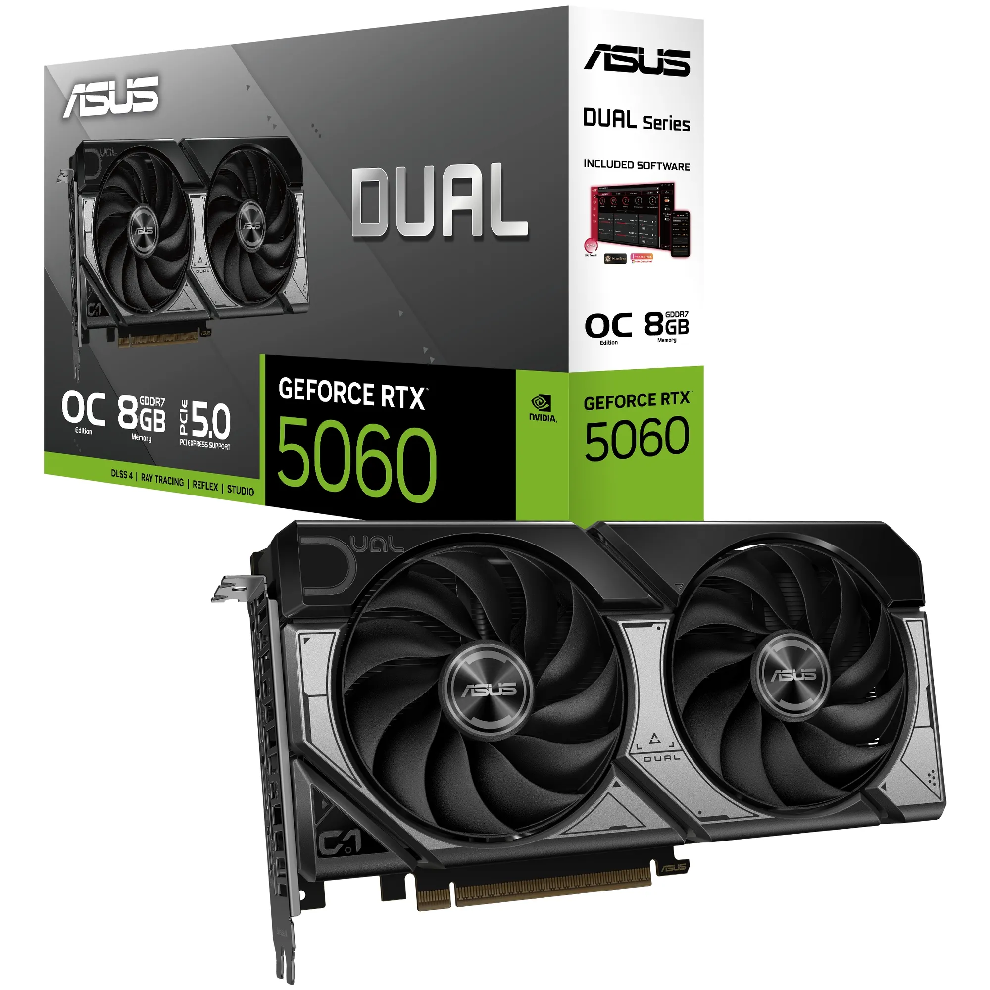 Karta graficzna ASUS Dual GeForce RTX 5060 OC 8GB (DUAL-RTX5060-O8G) cena - zdjęcie 6