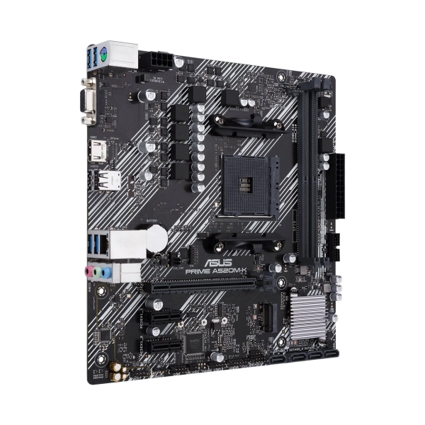 Płyta główna ASUS PRIME A520M-K (sAM4, AMD A520, DDR4, mATX) cena - zdjęcie 1