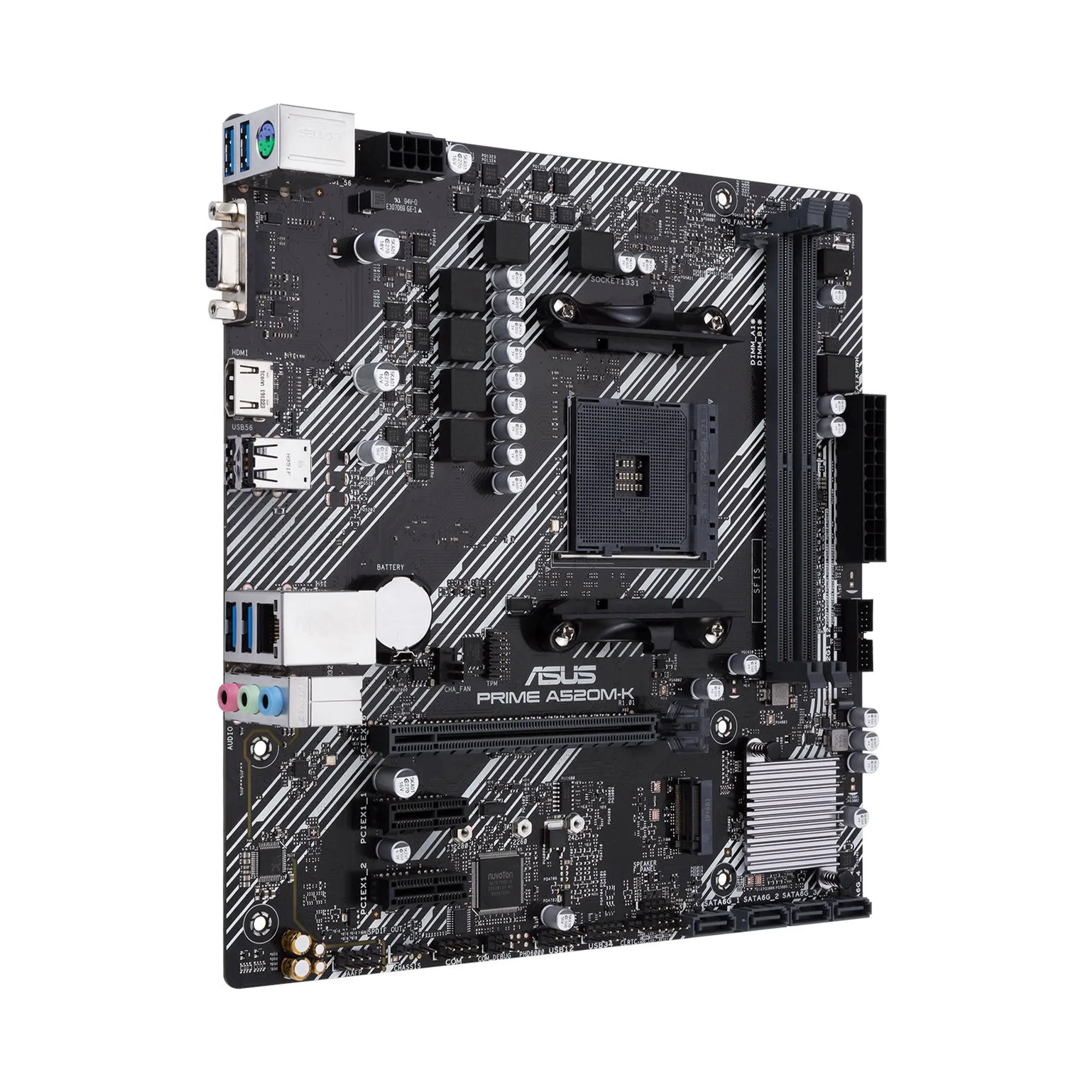 Płyta główna ASUS PRIME A520M-K (sAM4, AMD A520, DDR4, mATX) cena - zdjęcie 1