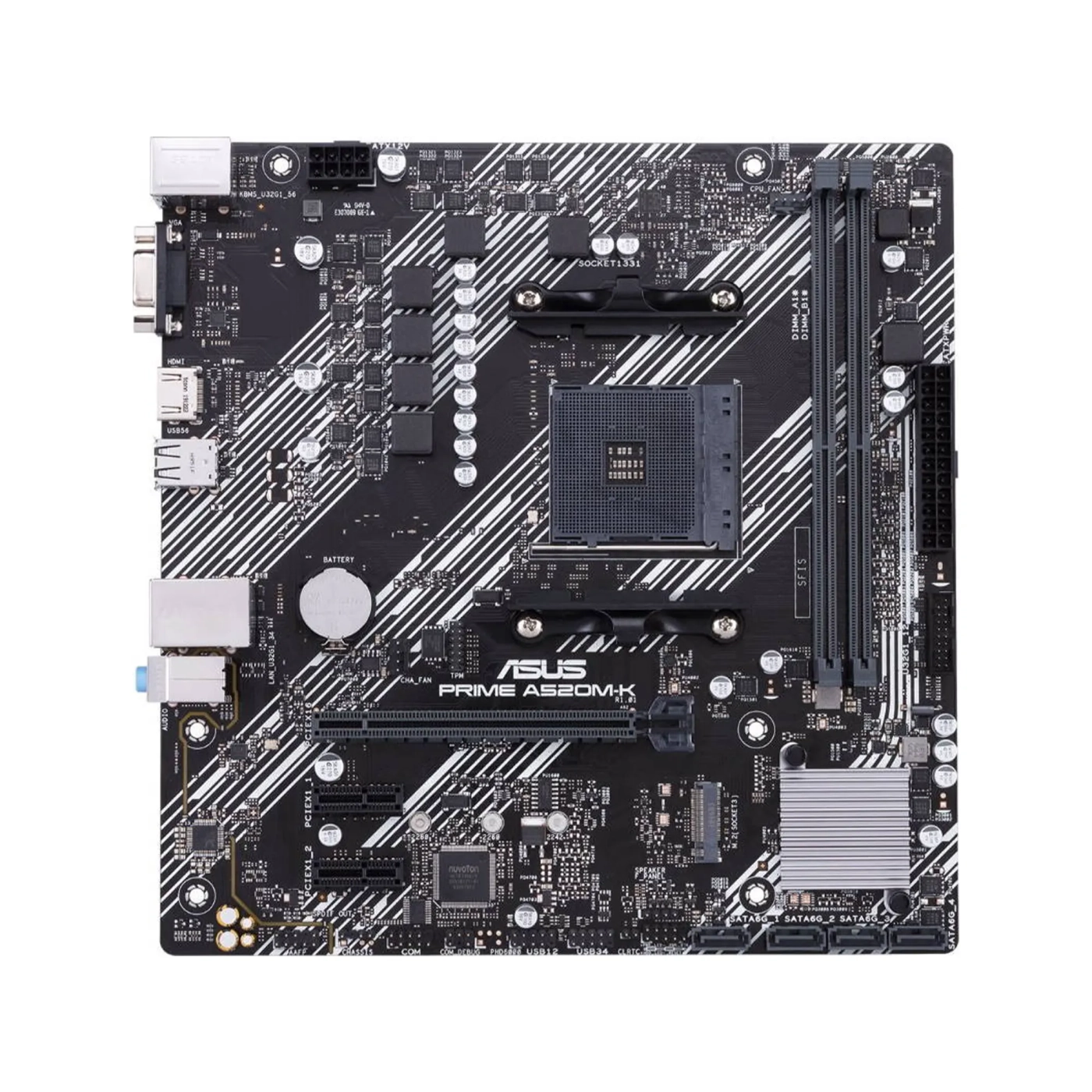 Płyta główna ASUS PRIME A520M-K (sAM4, AMD A520, DDR4, mATX) cena - zdjęcie 4