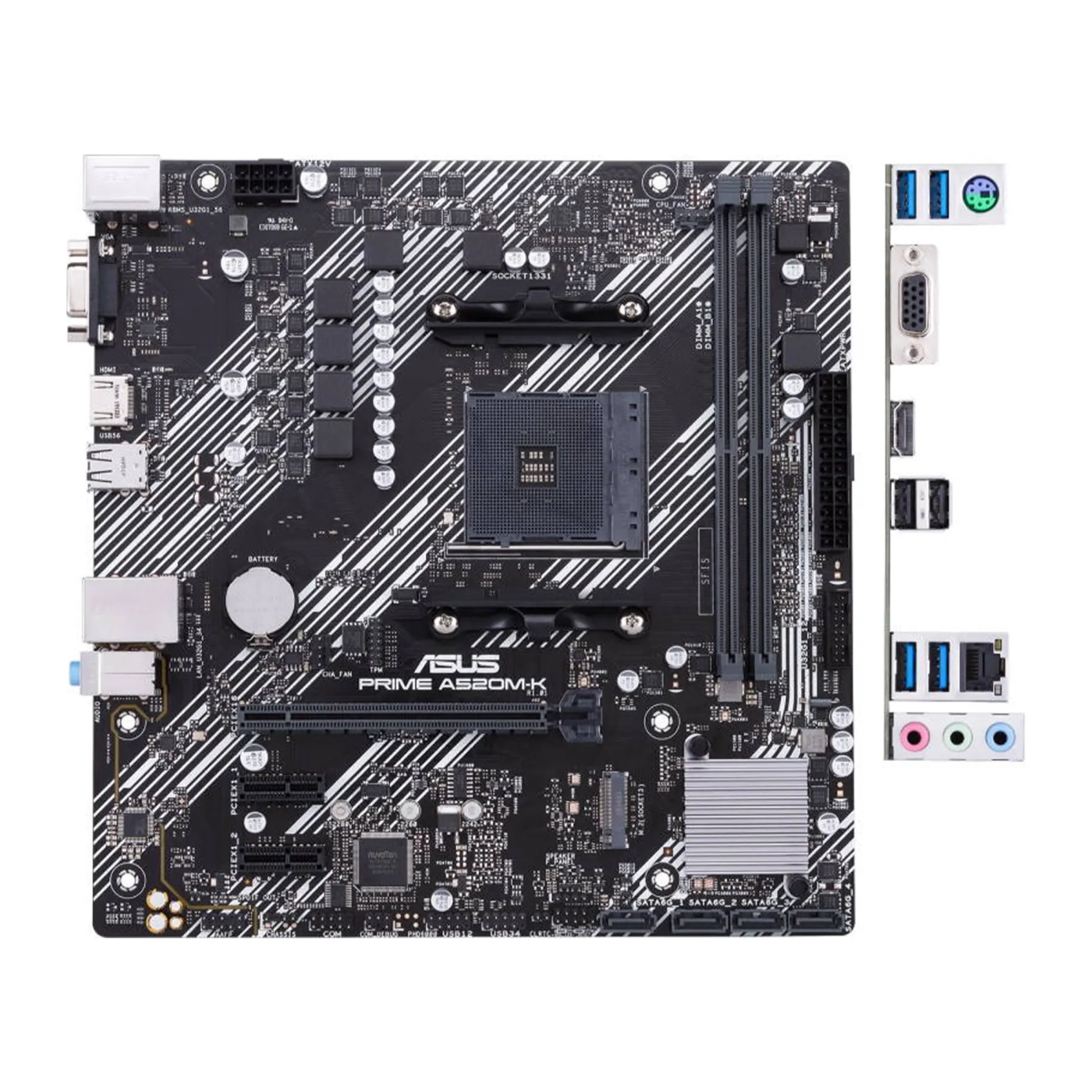 Płyta główna ASUS PRIME A520M-K (sAM4, AMD A520, DDR4, mATX) cena - zdjęcie 6