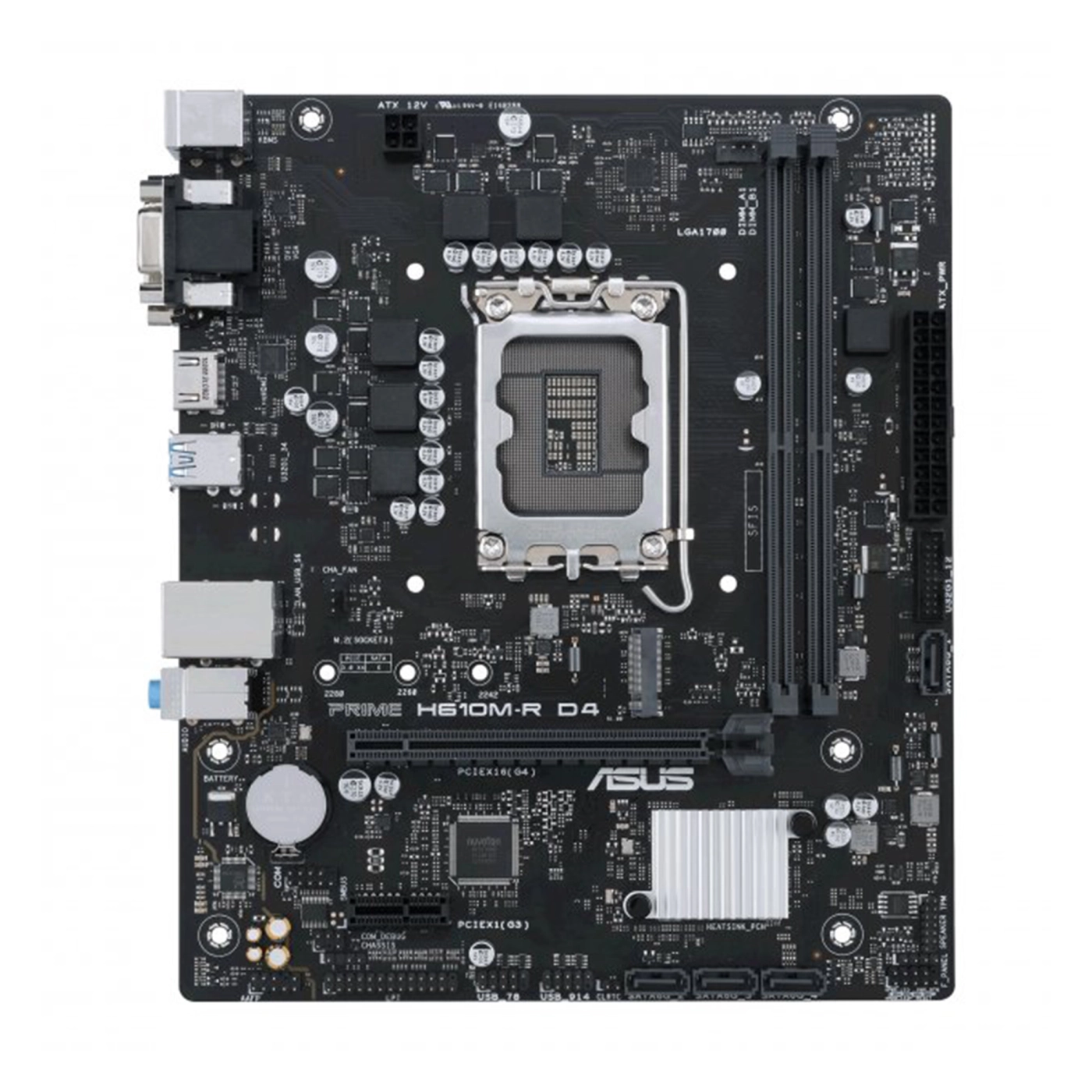 Płyta główna ASUS PRIME H610M-R D4-SI (s1700, Intel H610, DDR4, mATX) cena - zdjęcie 1