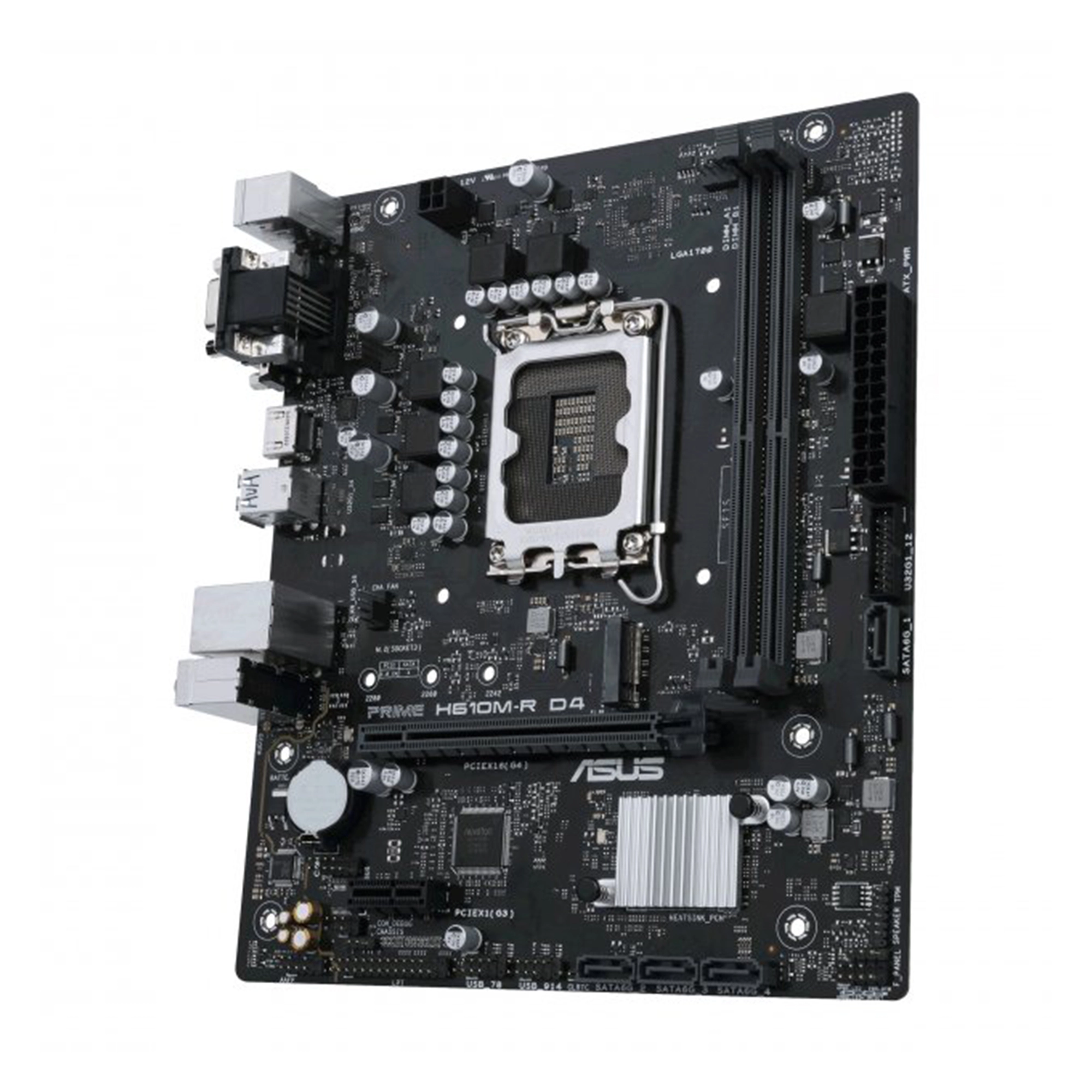 Płyta główna ASUS PRIME H610M-R D4-SI (s1700, Intel H610, DDR4, mATX) cena - zdjęcie 2