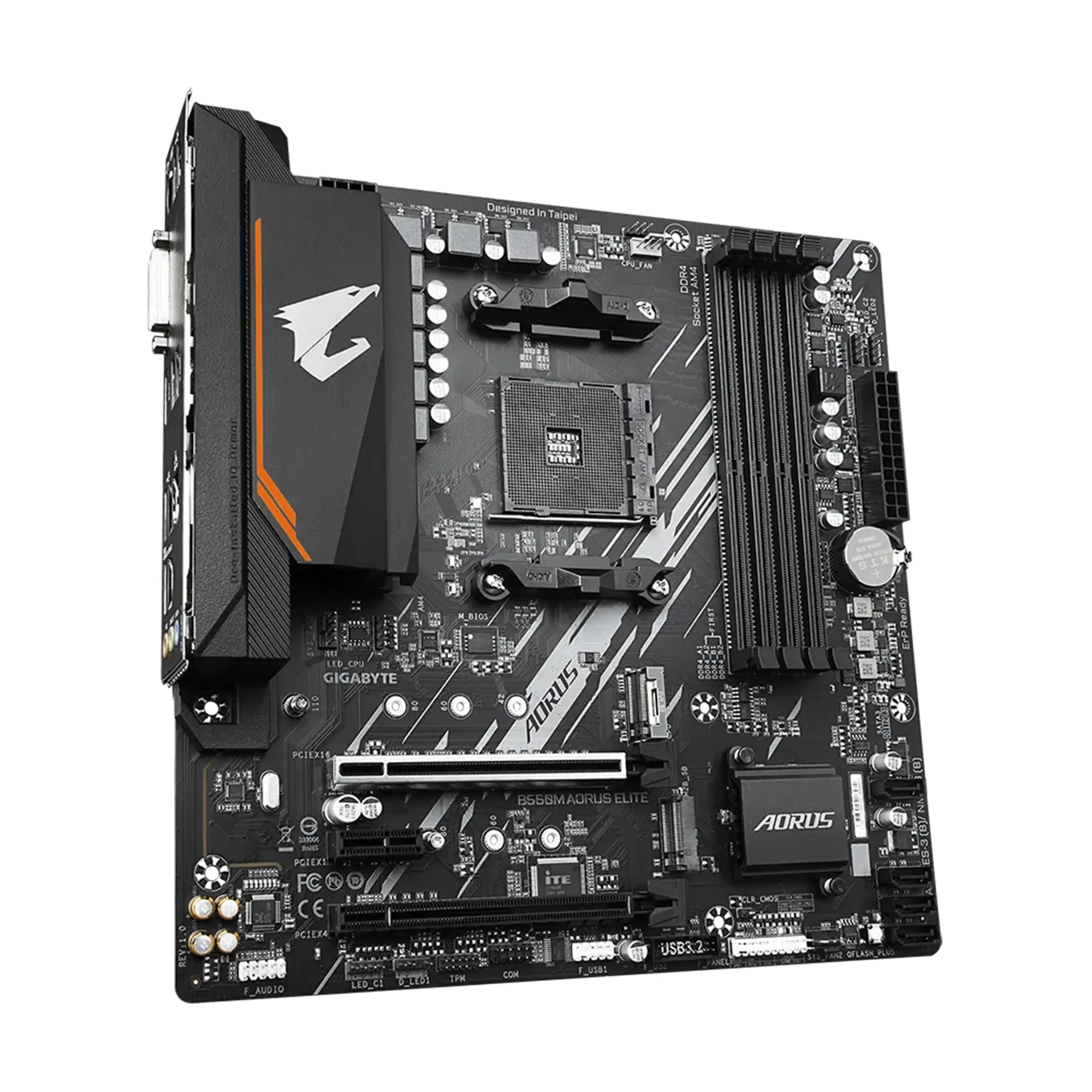 Płyta główna GIGABYTE B550M AORUS ELITE (sAM4, AMD B550, DDR4, mATX) cena - zdjęcie 1