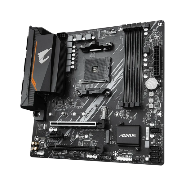 Płyta główna GIGABYTE B550M AORUS ELITE (sAM4, AMD B550, DDR4, mATX) cena - zdjęcie 2