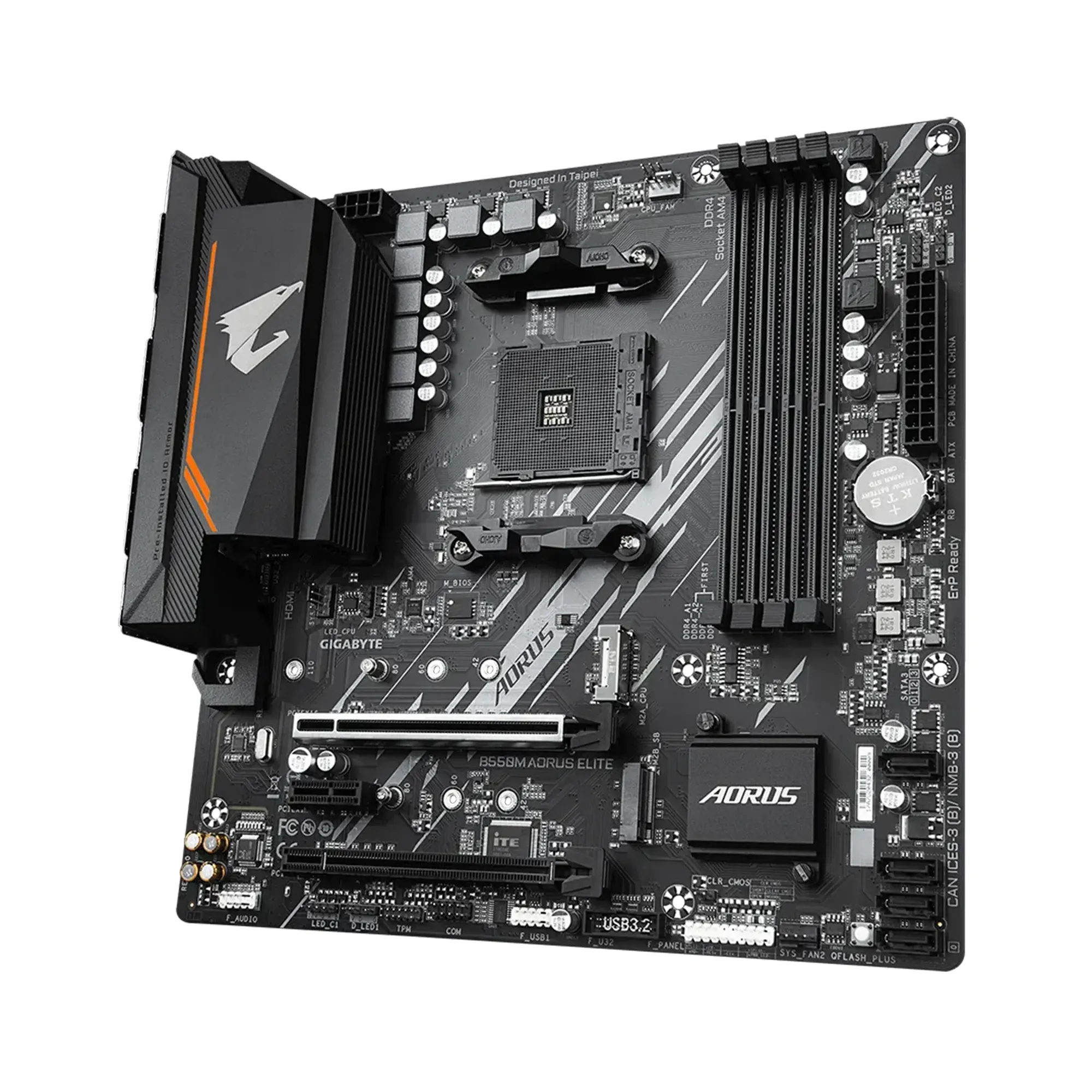 Płyta główna GIGABYTE B550M AORUS ELITE (sAM4, AMD B550, DDR4, mATX) cena - zdjęcie 2