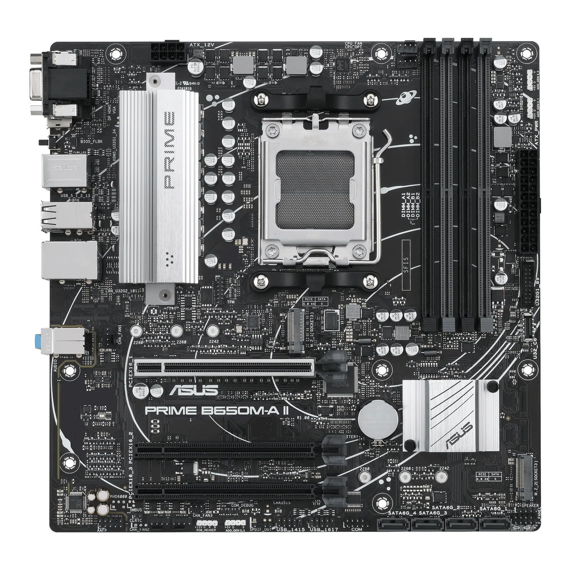 Płyta główna ASUS PRIME B650M-A II-CSM (sAM5, AMD B650, DDR5, mATX) cena - zdjęcie 2