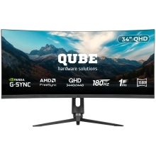 Monitor 34" QUBE Overlord C34UQ180HC cena - zdjęcie 0