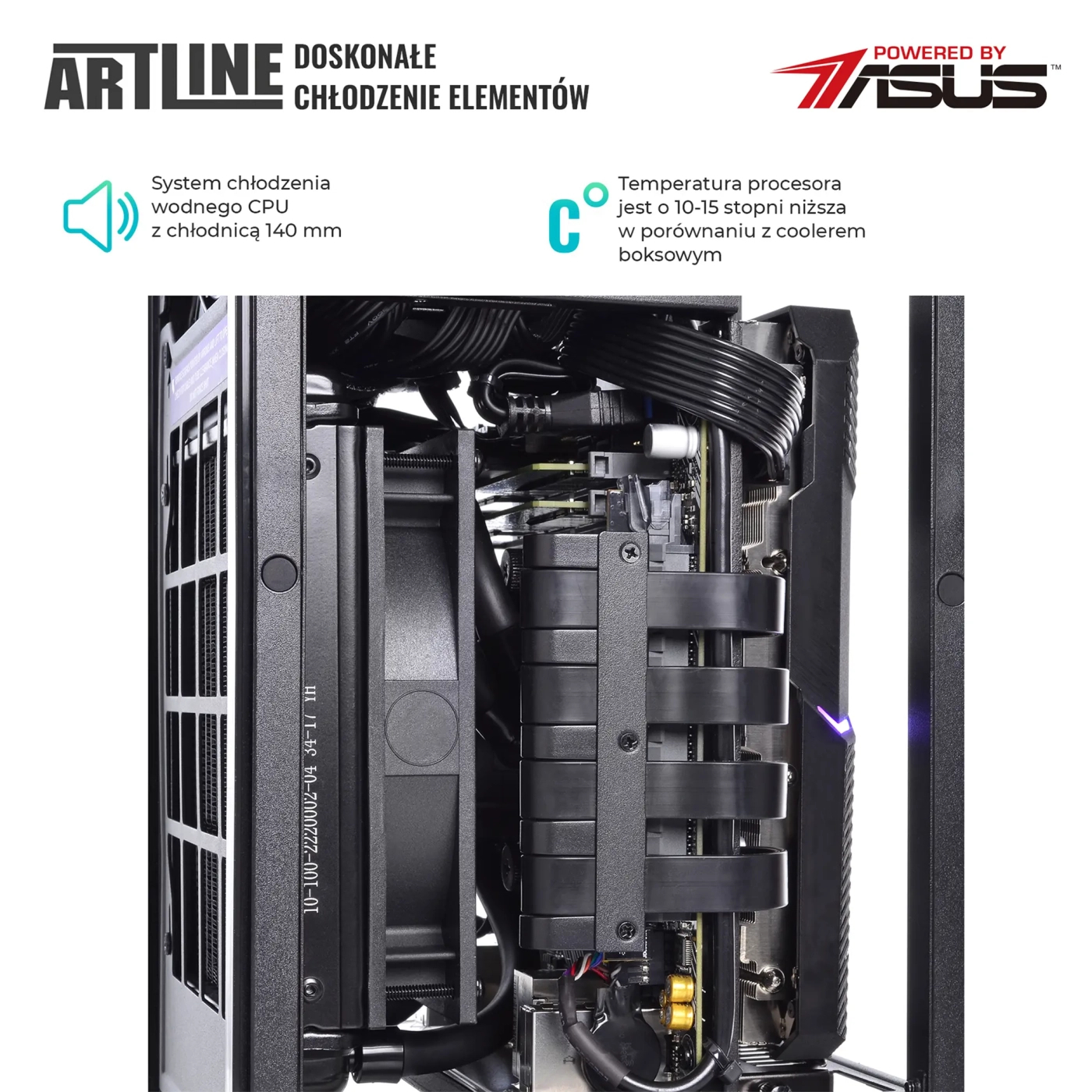 Komputer gamingowy ARTLINE Overlord H1 i7 12700F GTX 1660 SUPER 6GB H1W3210 cena - zdjęcie 3