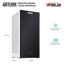 Komputer gamingowy ARTLINE Overlord H1 i7 12700F RTX 3050 8GB H1W1610 cena - zdjęcie 4